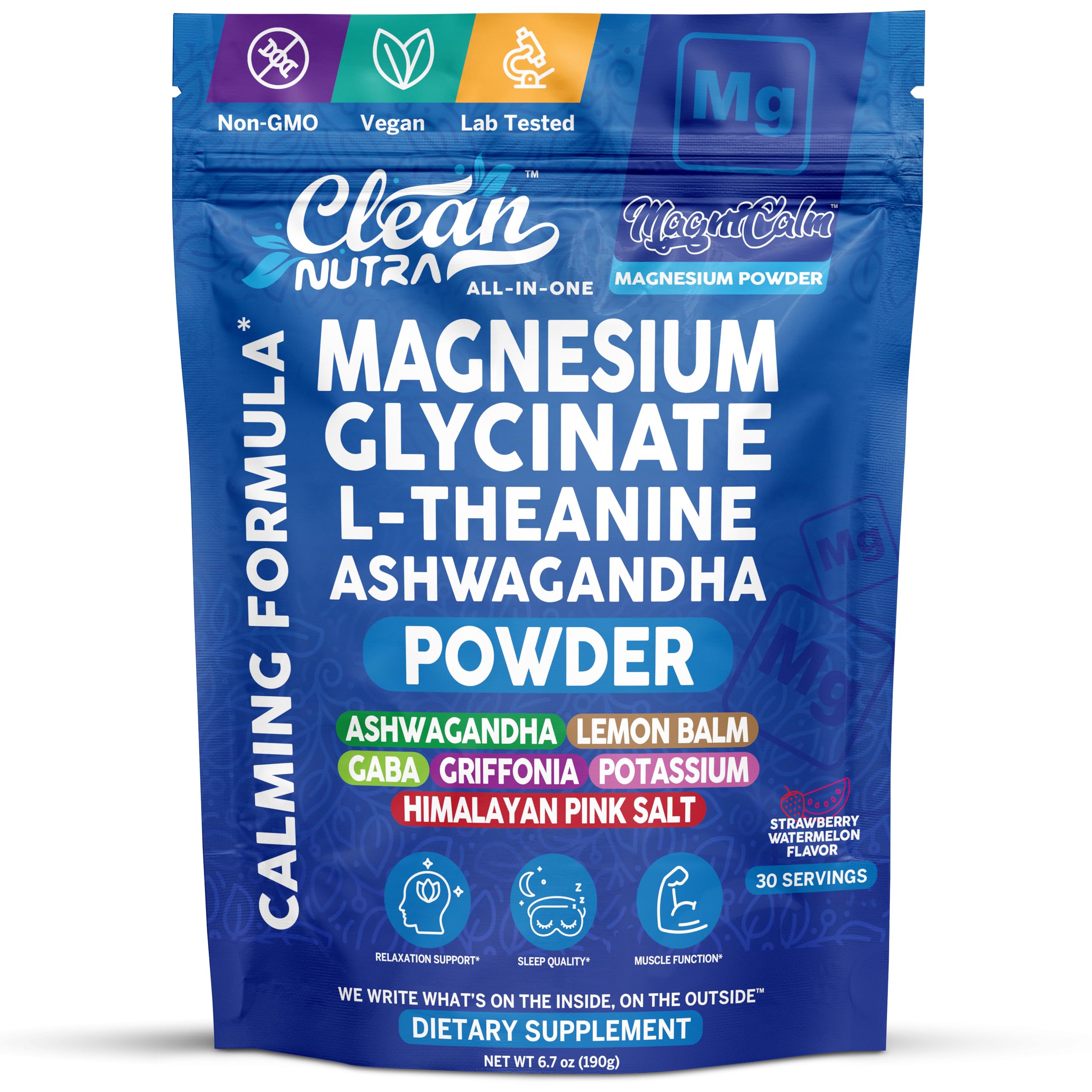 Clean Nutraceuticals frente del envase mostrando presentación y sabor