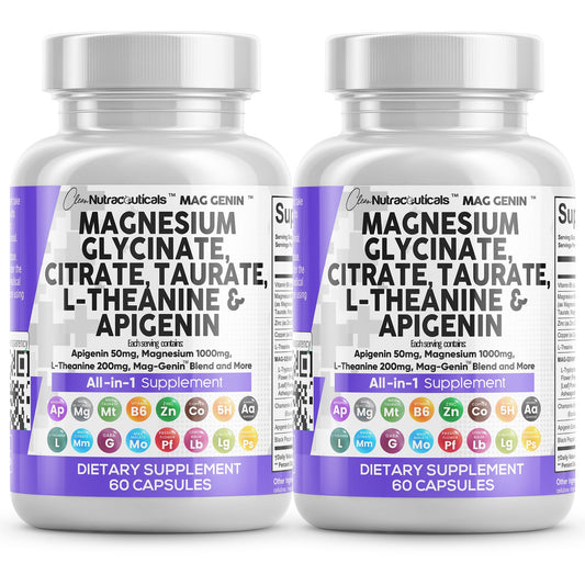 Clean Nutraceuticals frasco frontal, presentación clara y beneficios de mezcla