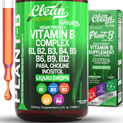 Clean Nutraceuticals frente del envase mostrando gotas y marca, fácil identificación