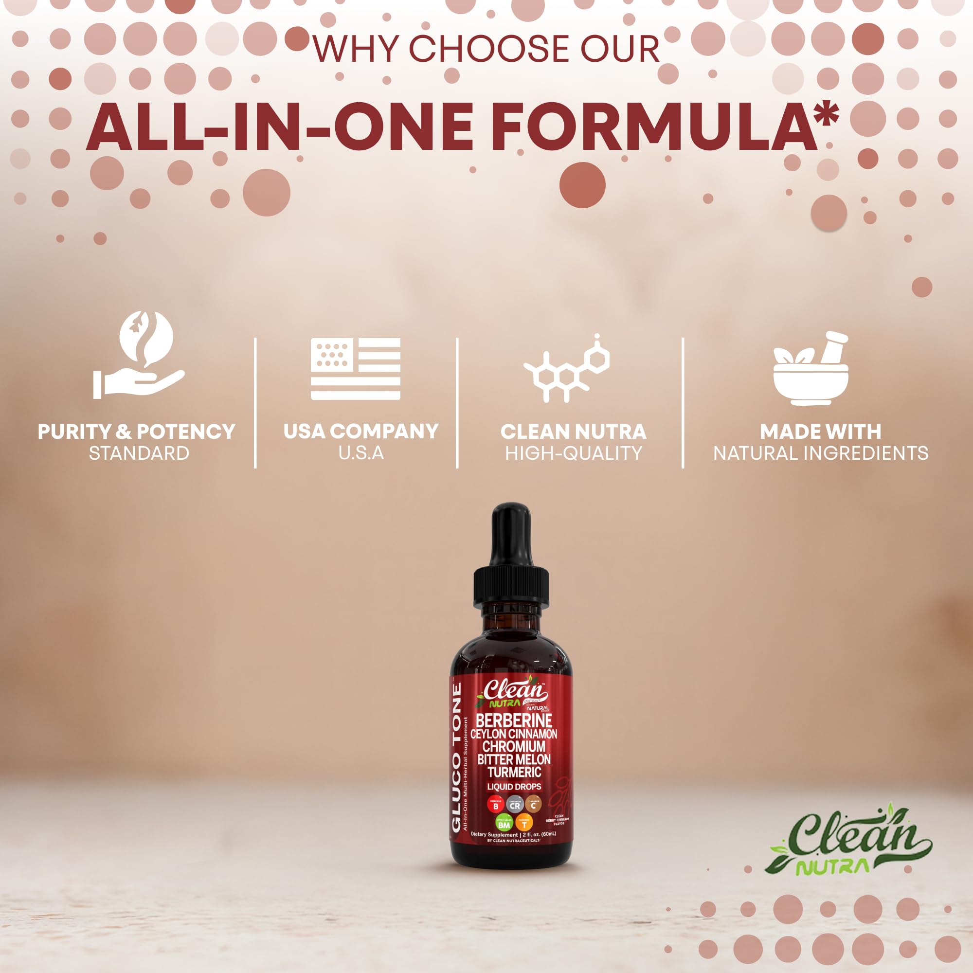 Clean Nutraceuticals uso en cocina al añadir gotas a un plato o bebida