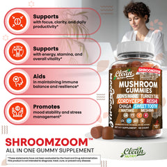 Varios gummies Clean Nutraceuticals en plato, facilita la toma diaria y la dosificación