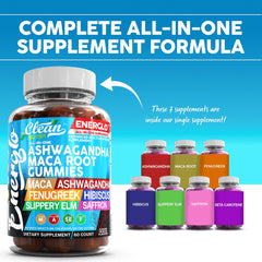 Close-up de gomita Clean Nutraceuticals destacando textura y color, fácil consumo
