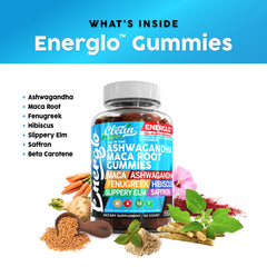 Gomitas con melocotones junto al envase Clean Nutraceuticals, sabor apetecible