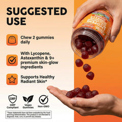 Clean Nutraceuticals gomitas en plato, estilo de vida saludable y apetecible