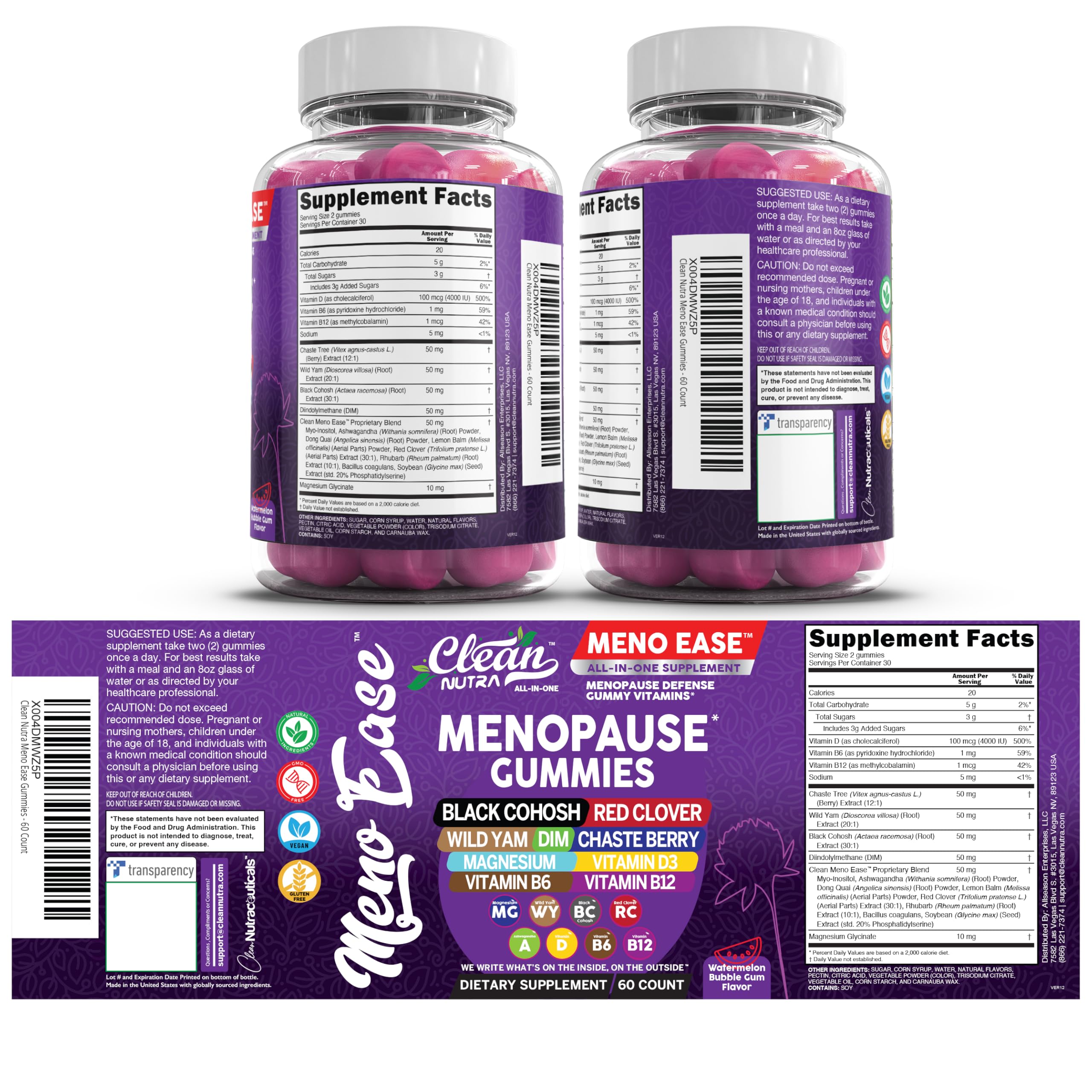Clean Nutraceuticals mano tomando gomita con vaso de agua facilitando la ingesta