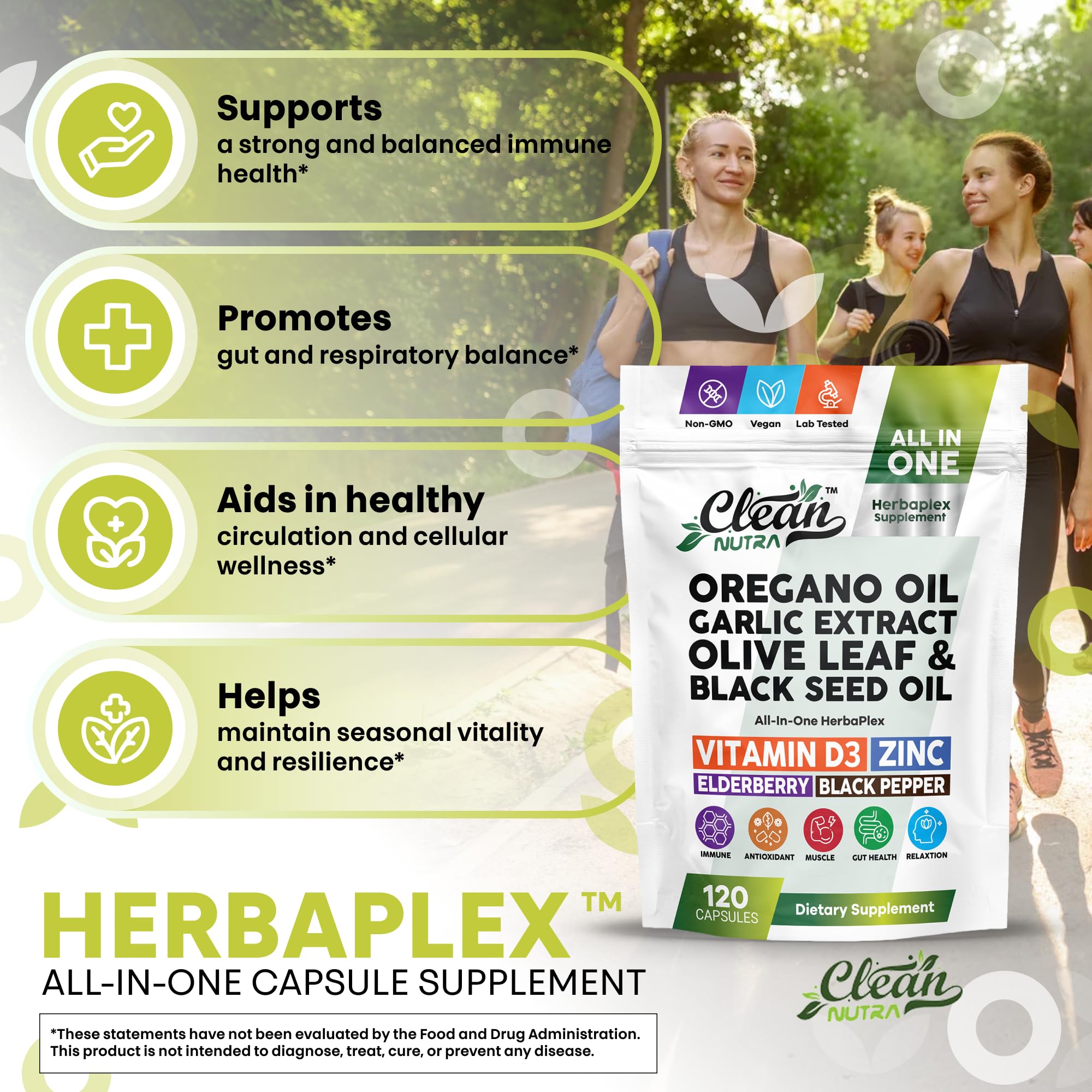 Clean Nutraceuticals cápsula en mano para comparar tamaño y dosificación