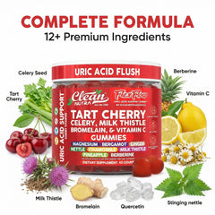 Clean Nutraceuticals ingredientes naturales: cereza y semilla de apio para equilibrio
