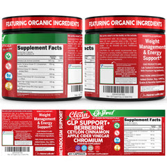 Clean Nutraceuticals ingredientes naturales (canela, cúrcuma, manzana) en fondo