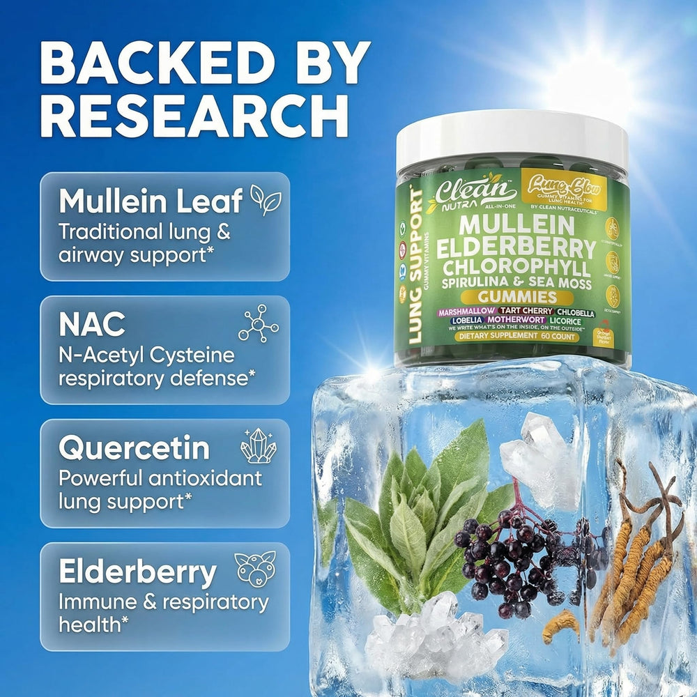 Clean Nutraceuticals disposición de ingredientes orgánicos destacando pureza