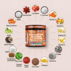 Clean Nutraceuticals mezcla de astaxantina y licopeno en polvo