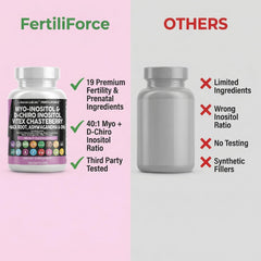 Clean Nutraceuticals primer plano de vitaminas y minerales listados