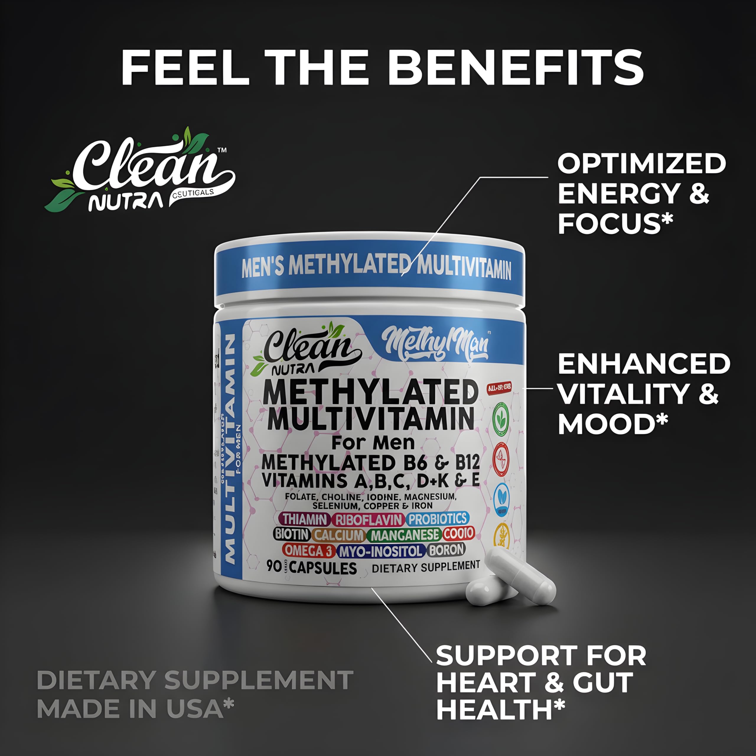 Clean Nutraceuticals sellos de certificación, calidad y pruebas de terceros