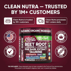 Clean Nutraceuticals botella abierta mostrando cápsulas listas