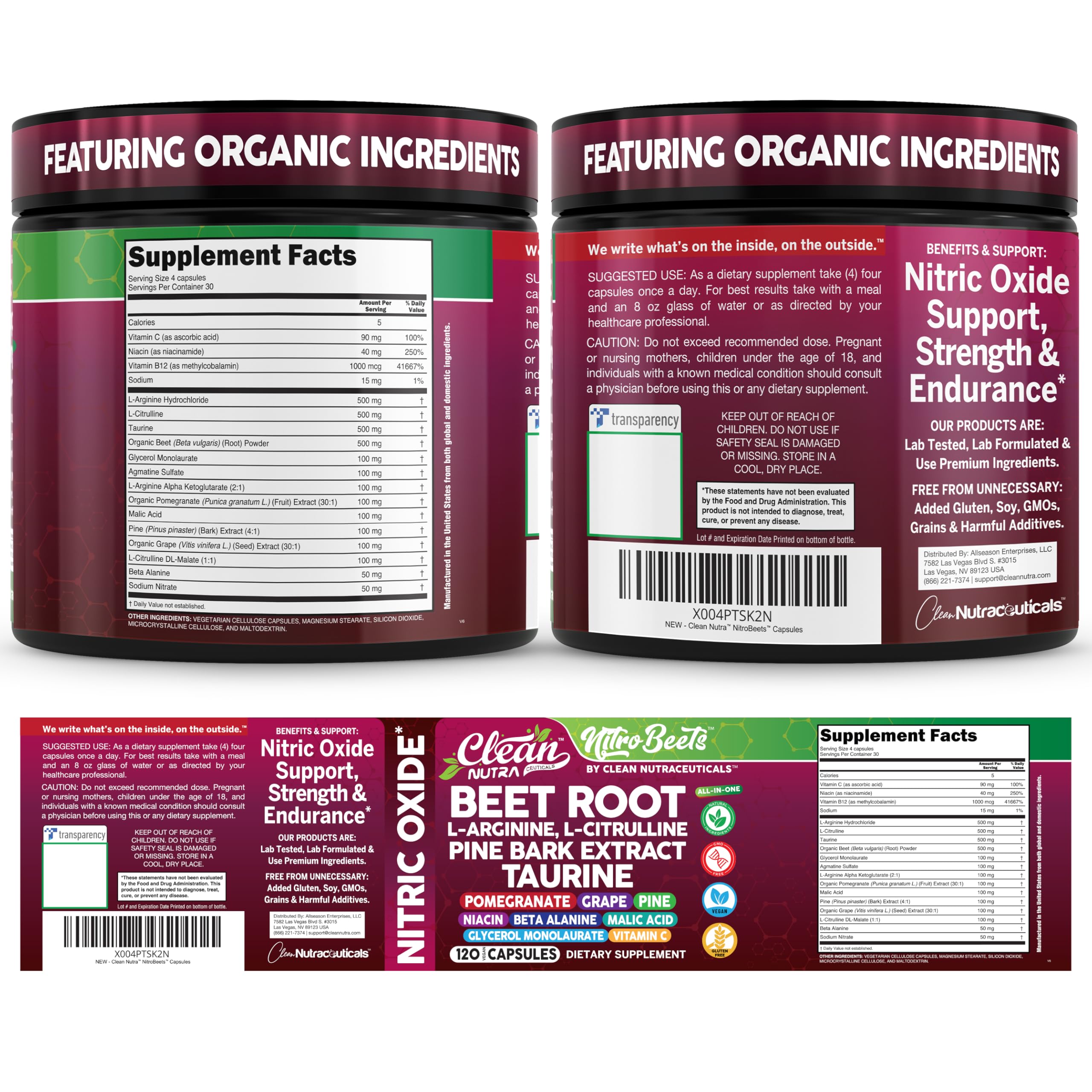 Clean Nutraceuticals estilo de vida activo energía y circulación