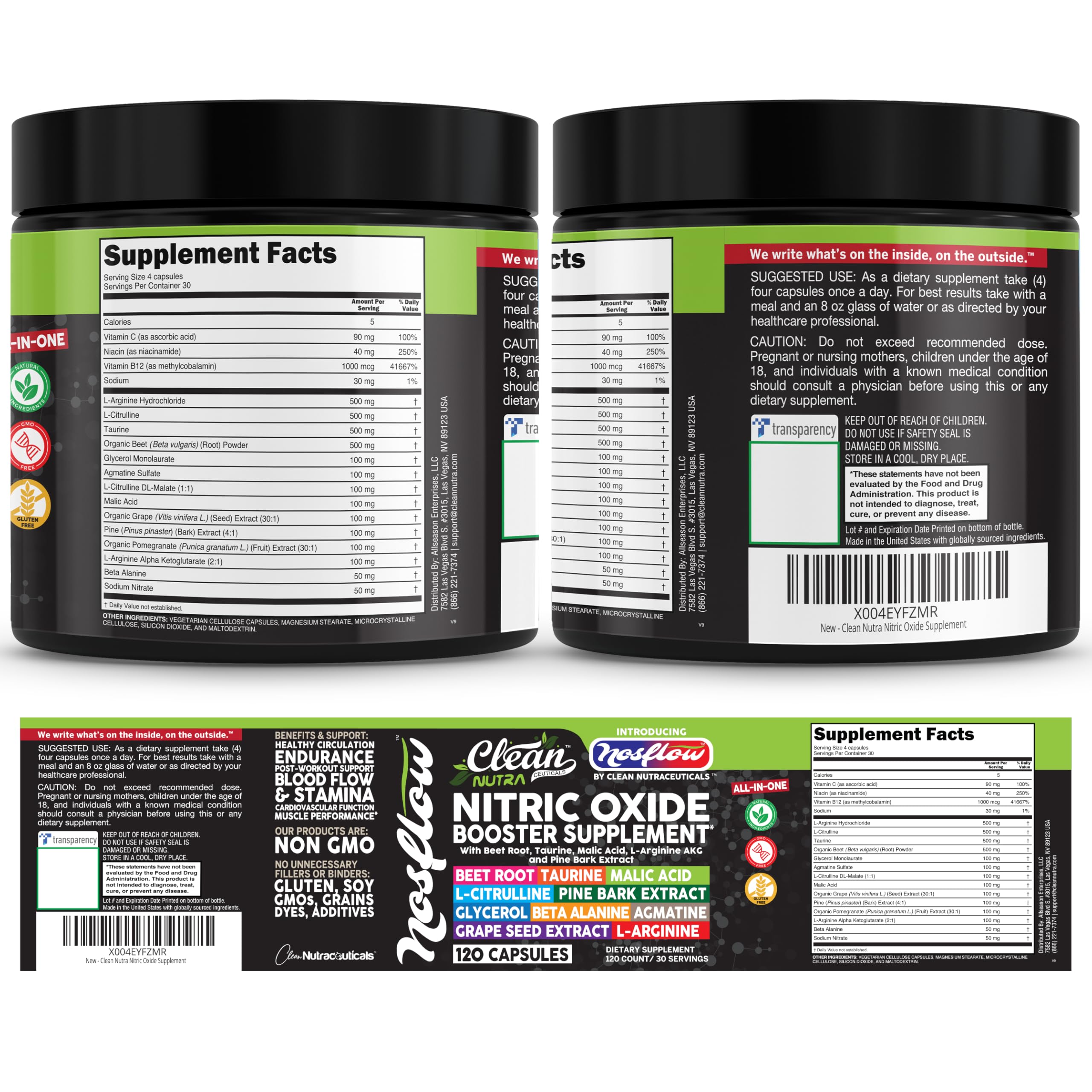 Clean Nutraceuticals NosFlow en bolso de gimnasio mostrando conveniencia