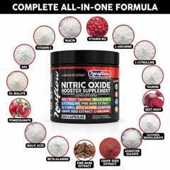 Clean Nutraceuticals NosFlow persona tomando suplemento antes de entrenar