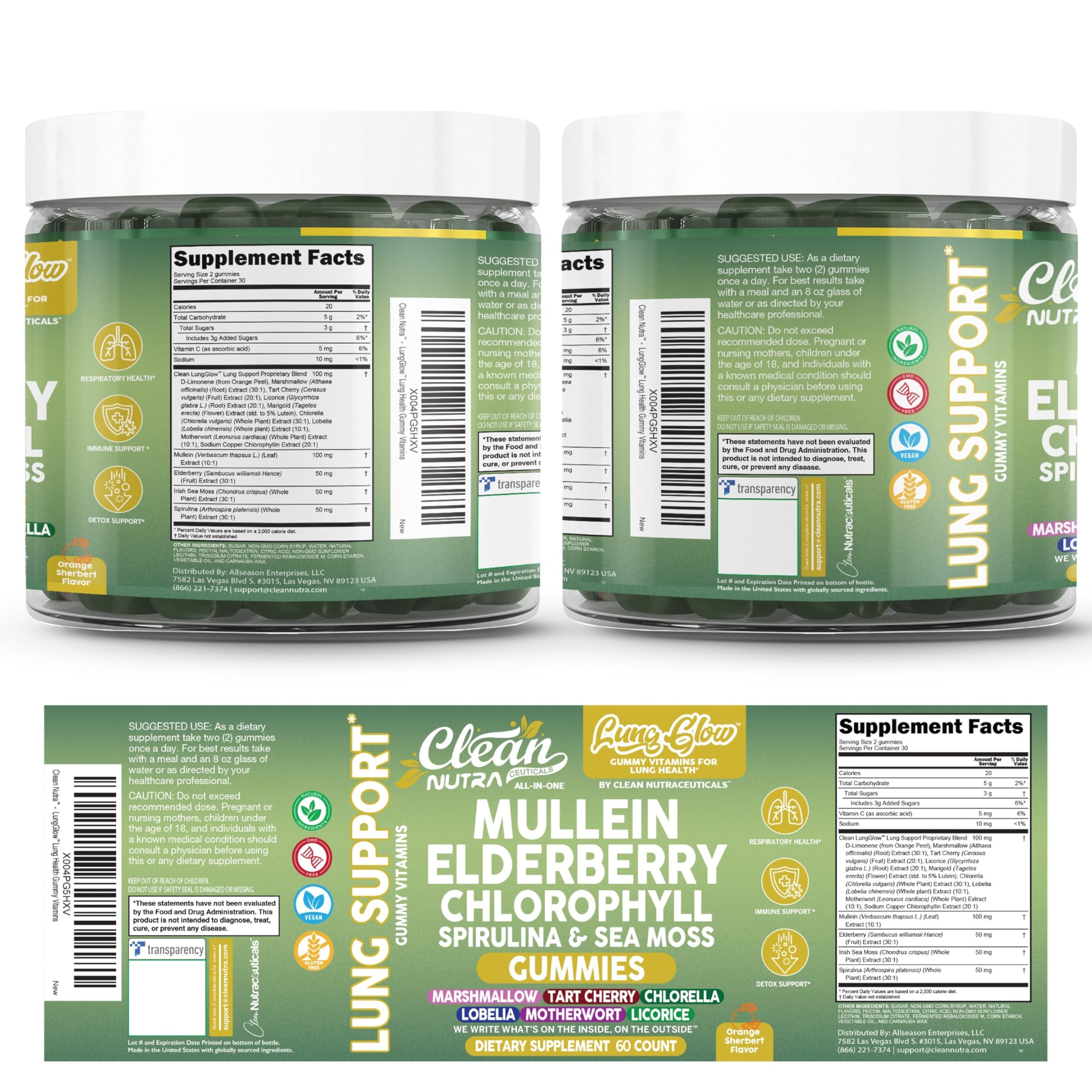 Clean Nutraceuticals presentación en caja regalo ideal para obsequio saludable