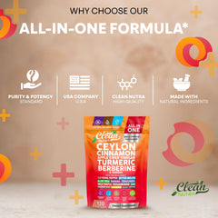 Clean Nutraceuticals frasco en una cocina saludable sugiriendo integración en hábitos diarios