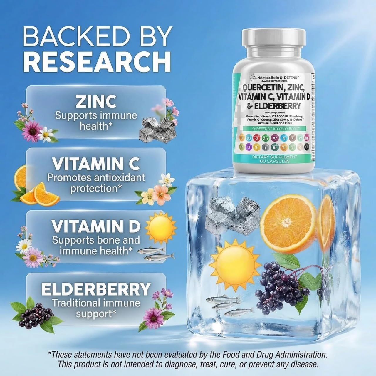 Clean Nutraceuticals etiqueta de ingredientes legible para transparencia