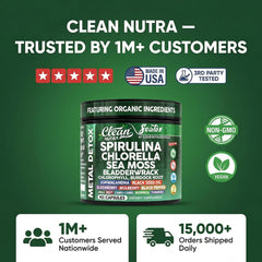 Clean Nutraceuticals sea moss y bladderwrack en ambiente natural originario
