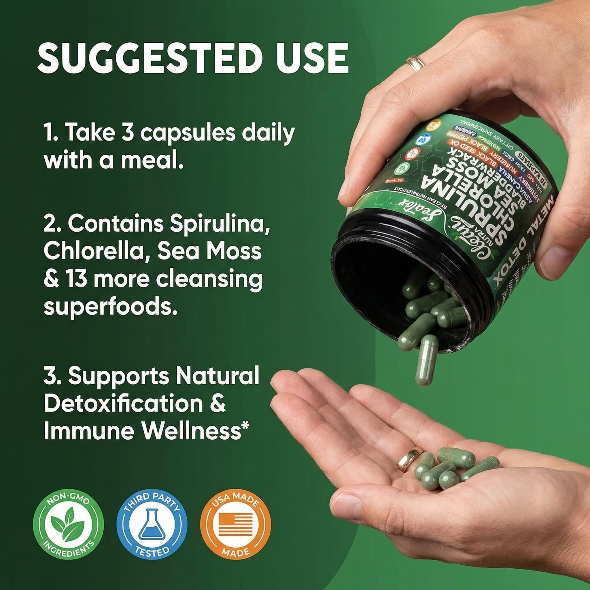 Clean Nutraceuticals Sea Tox en cocina, integración fácil en rutina diaria