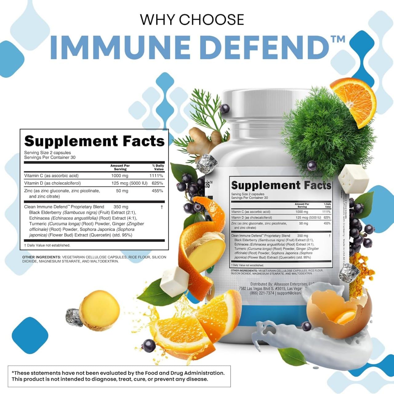 Clean Nutraceuticals cápsula junto a moneda para comparar tamaño real