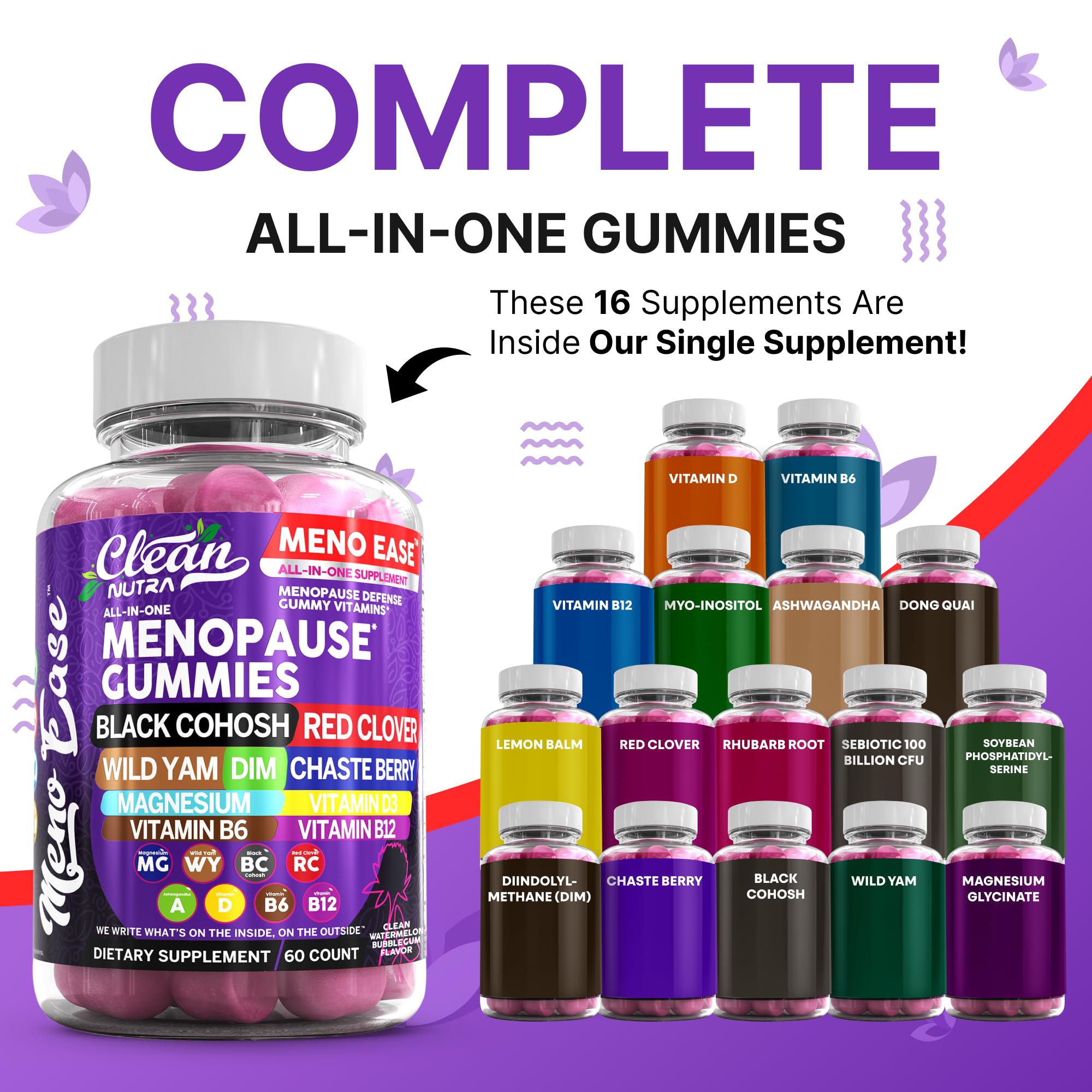 Clean Nutraceuticals gomita textura en primer plano su aspecto masticable y apetecible