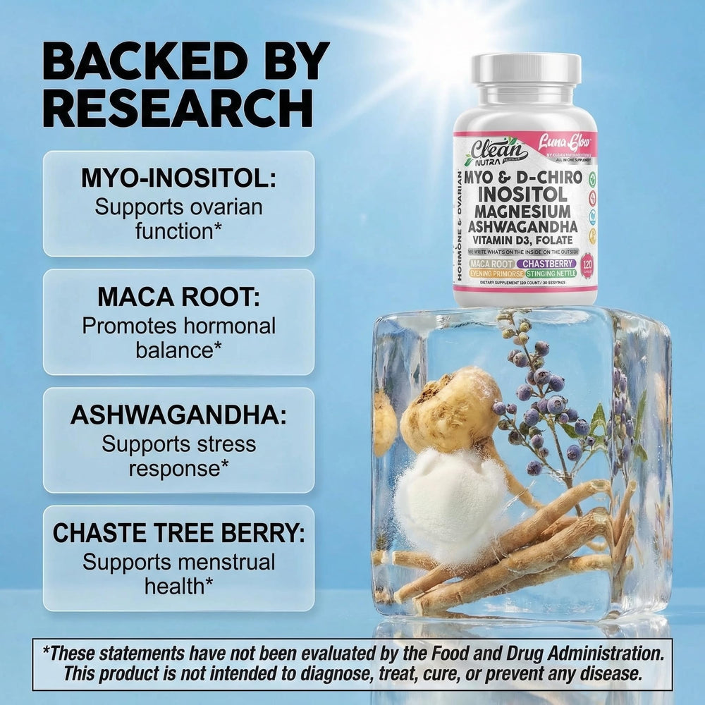 Clean Nutraceuticals primer plano de ingredientes en polvo destacando pureza