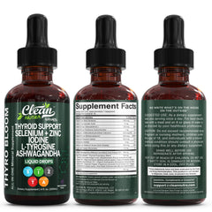 Clean Nutraceuticals botella junto a una mano para comparar tamaño práctico