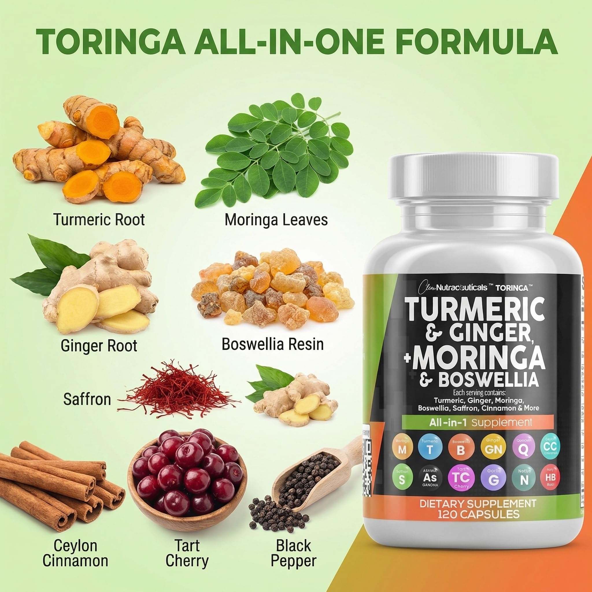 Clean Nutraceuticals frasco en mano para ver escala y cantidad por envase