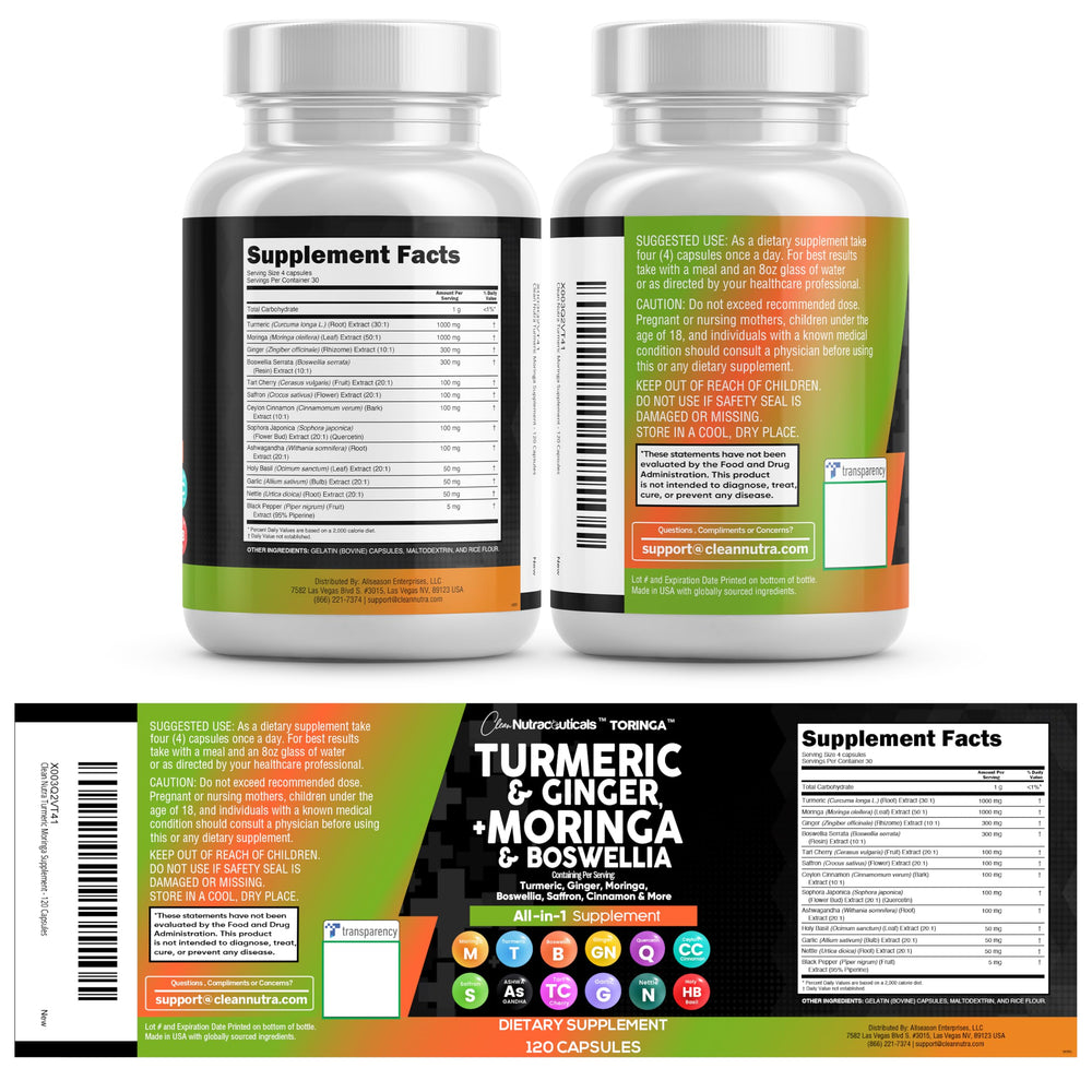 Clean Nutraceuticals presentación con caja y folleto informativo para familiarizarse