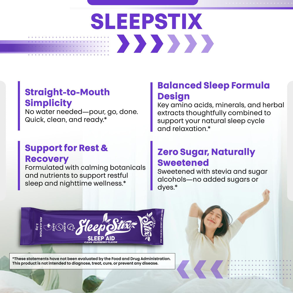 Clean Nutraceuticals persona preparando sobre antes de acostarse para una rutina nocturna