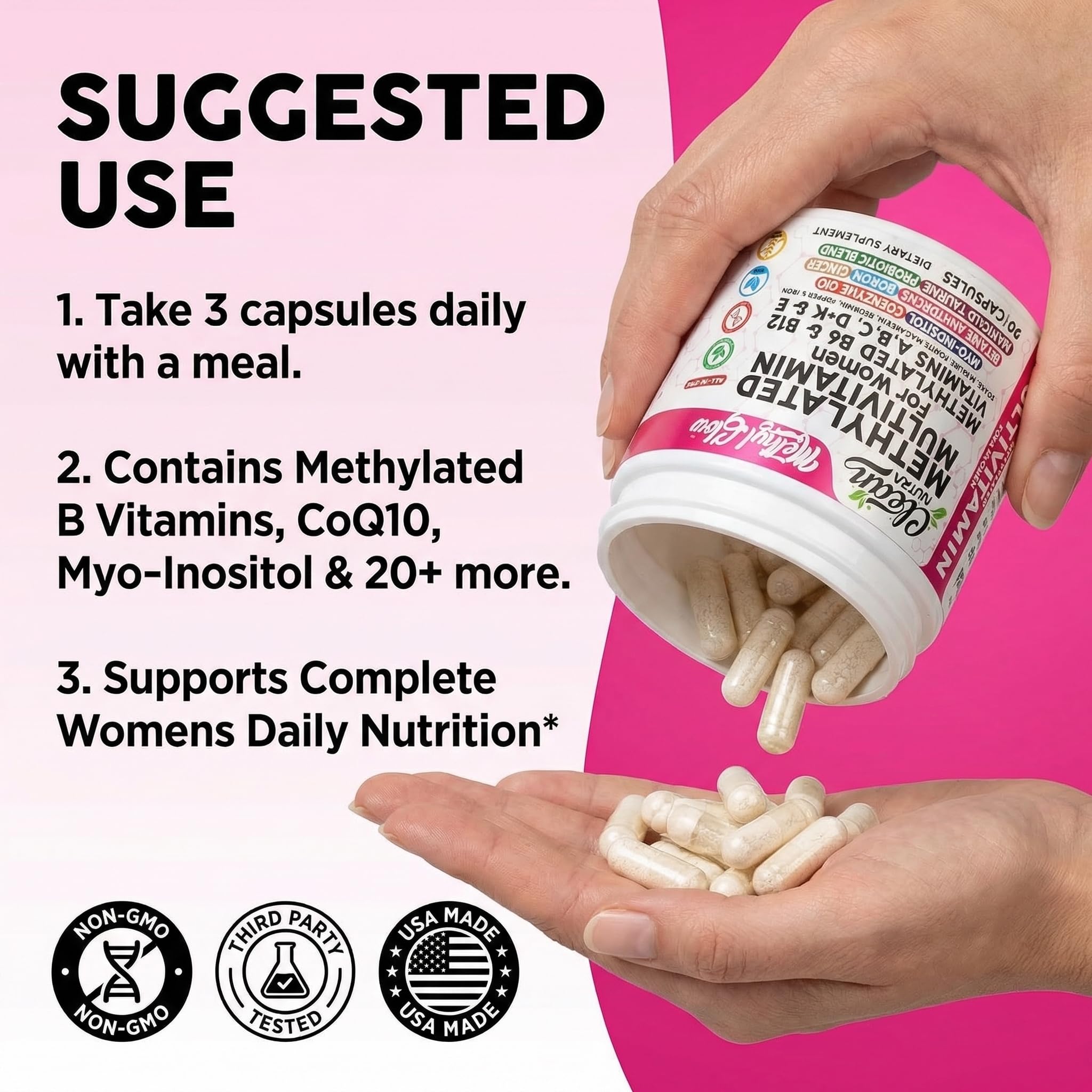 Clean Nutraceuticals frasco colocado en botiquín para integrar suplemento en la rutina diaria