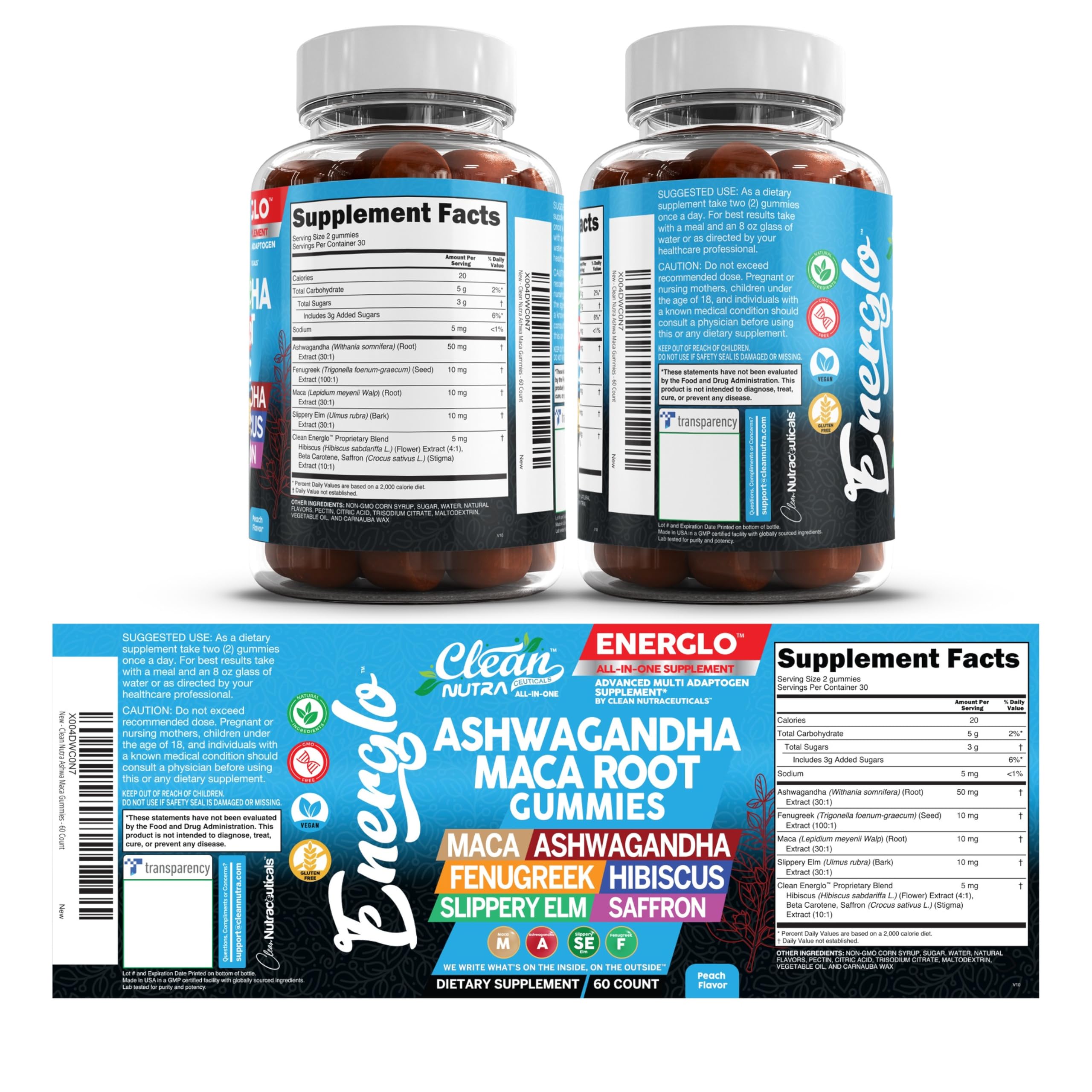 Estilo de vida: persona tomando gomita Clean Nutraceuticals para vitalidad diaria