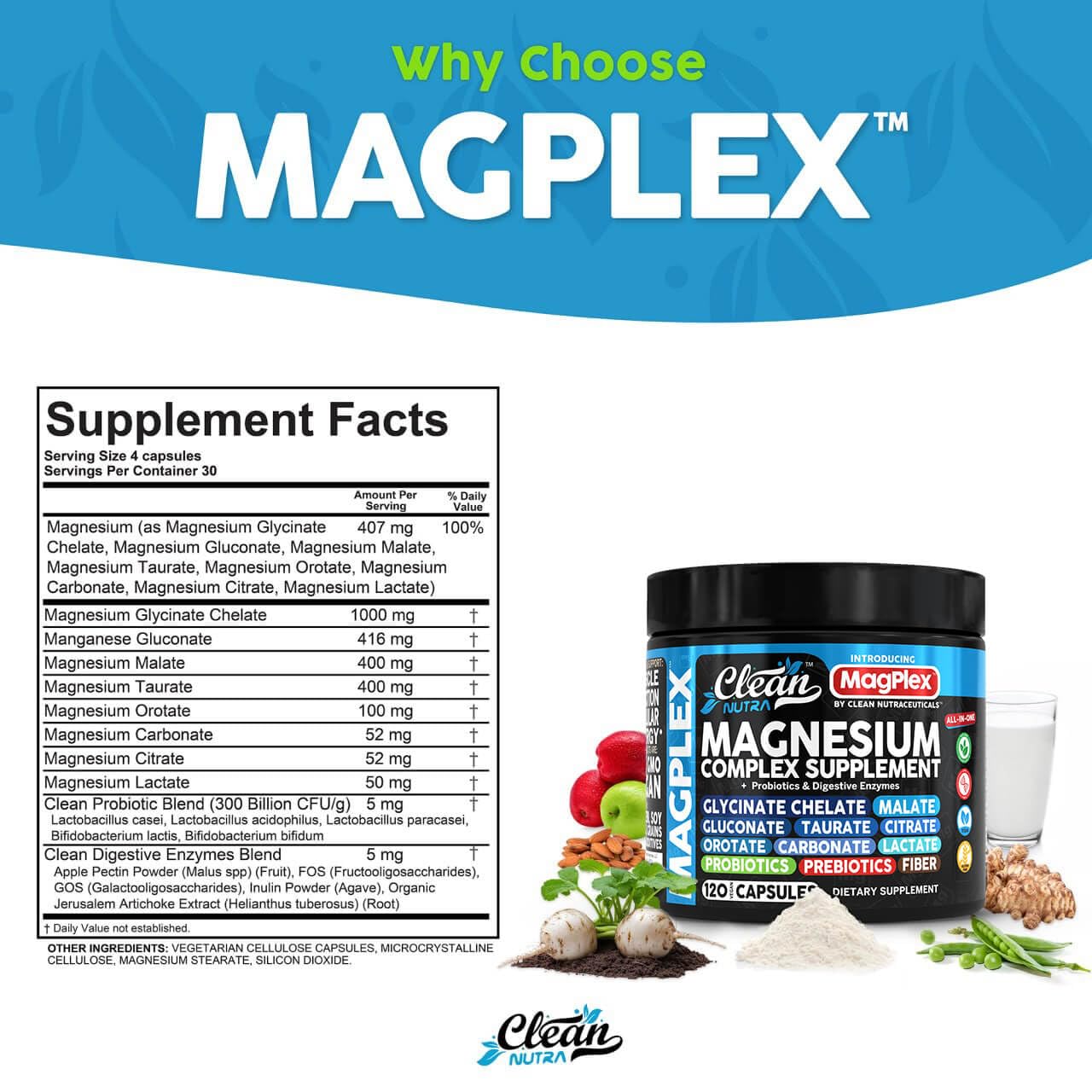Clean Nutraceuticals cápsulas en mano para apreciar tamaño y dosificación
