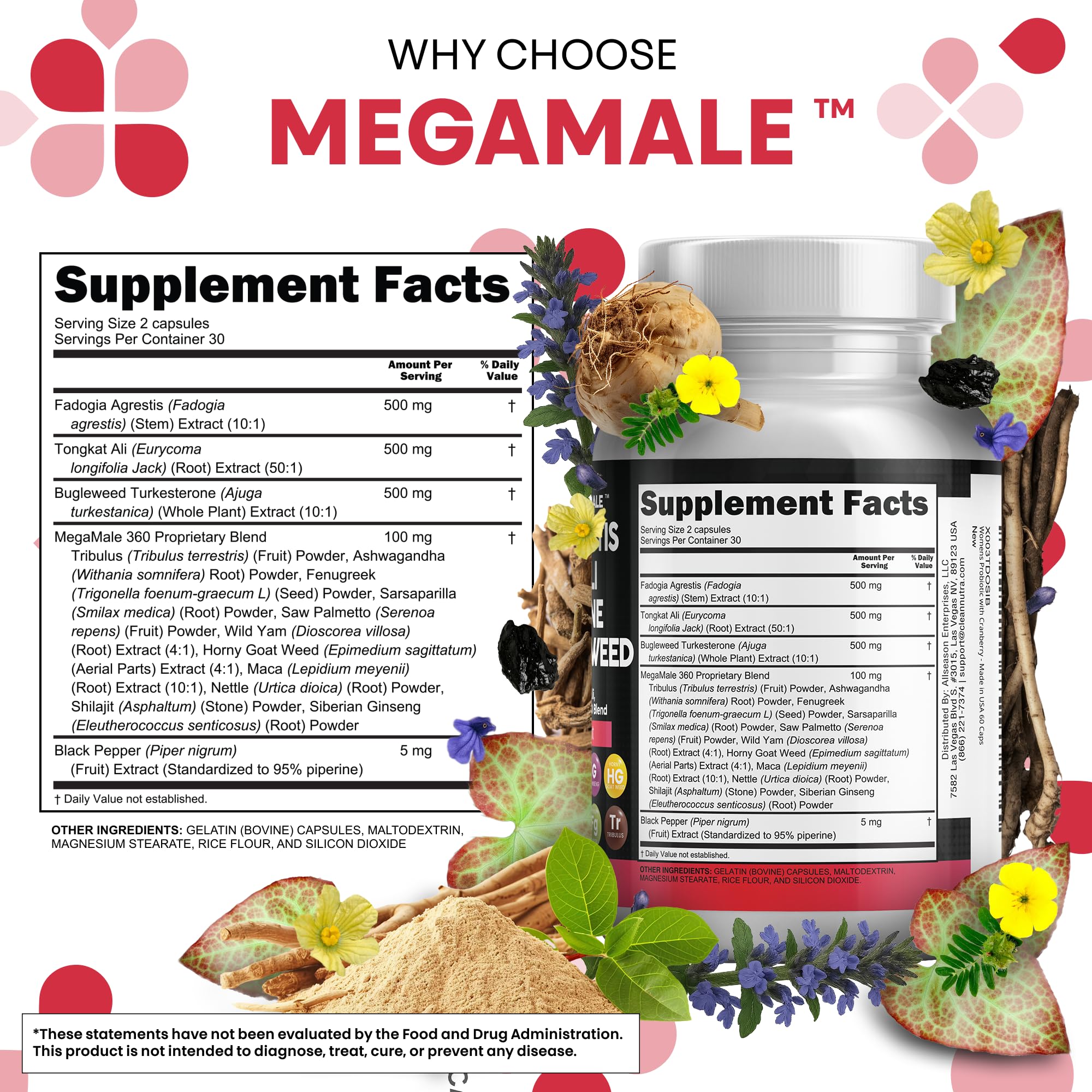 Clean Nutraceuticals mano sosteniendo cápsulas para mostrar dosis diaria práctica