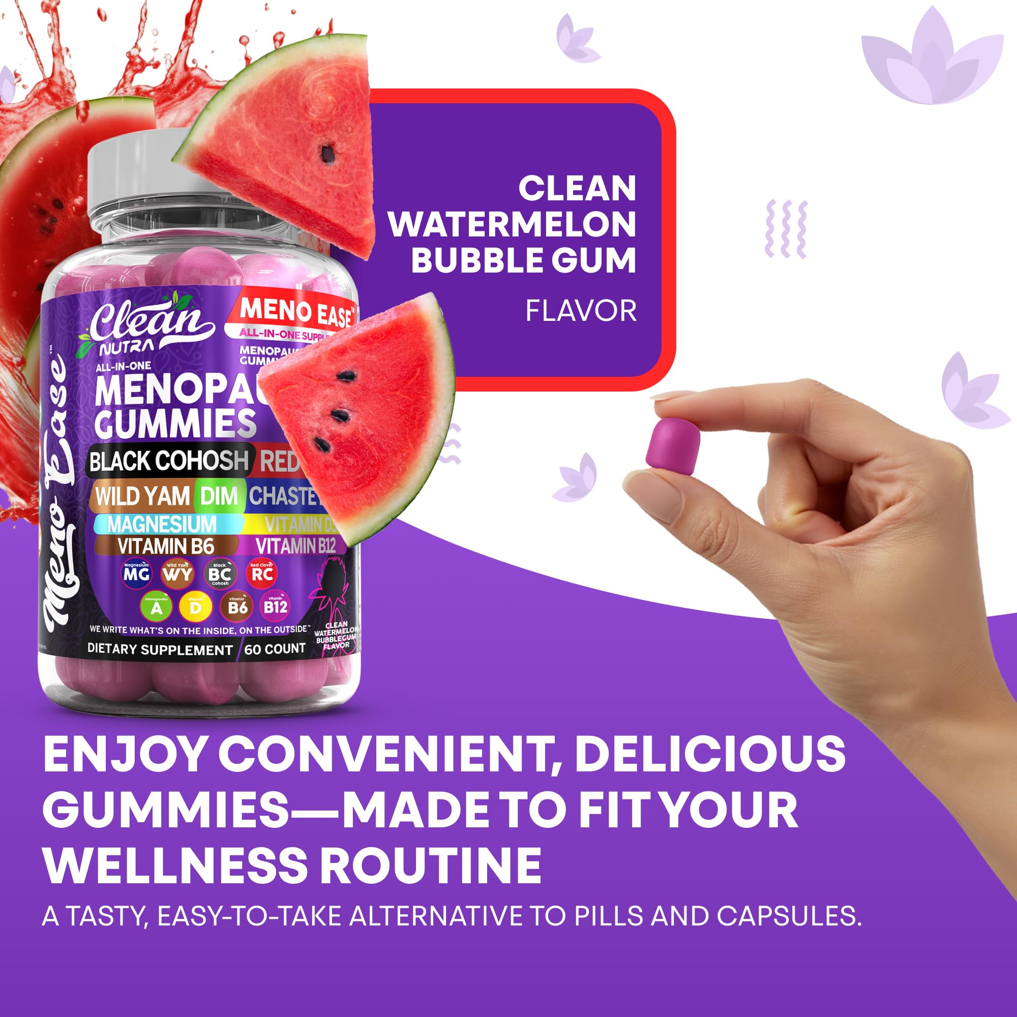 Clean Nutraceuticals gomitas junto a almohada en dormitorio sugiriendo uso nocturno