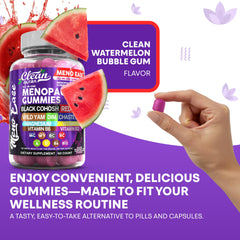 Clean Nutraceuticals gomitas junto a almohada en dormitorio sugiriendo uso nocturno