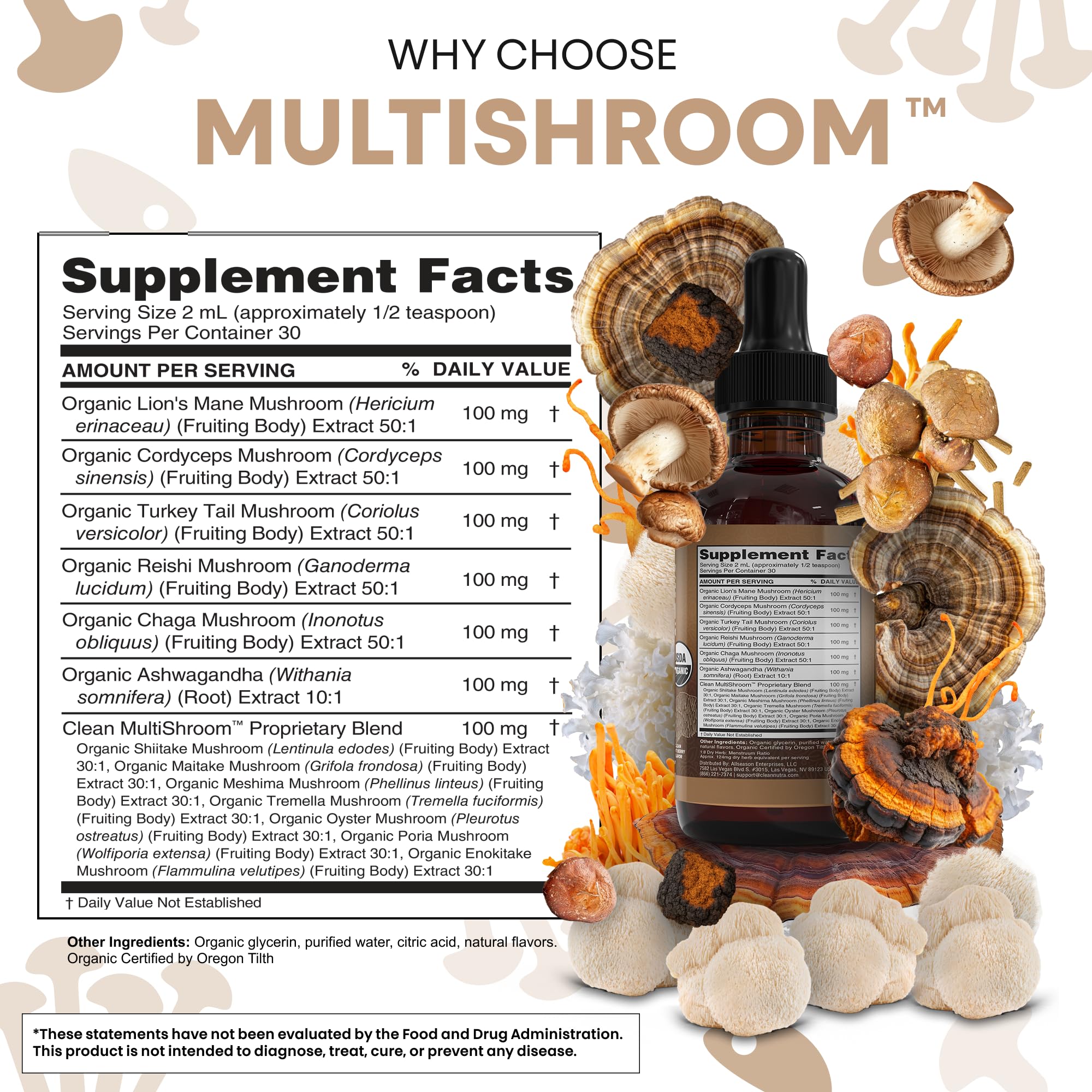 Clean Nutraceuticals gota sublingual en uso, administración rápida y directa