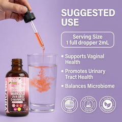 Clean Nutraceuticals botella en mano mostrando tamaño práctico para viaje