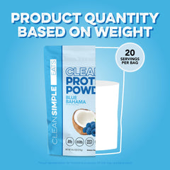 Clean Simple Eats cena junto a playa, estilo de vida y hidratación con proteína