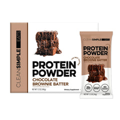 Clean Simple Eats empaque frontal mostrando sticks y beneficios prácticos