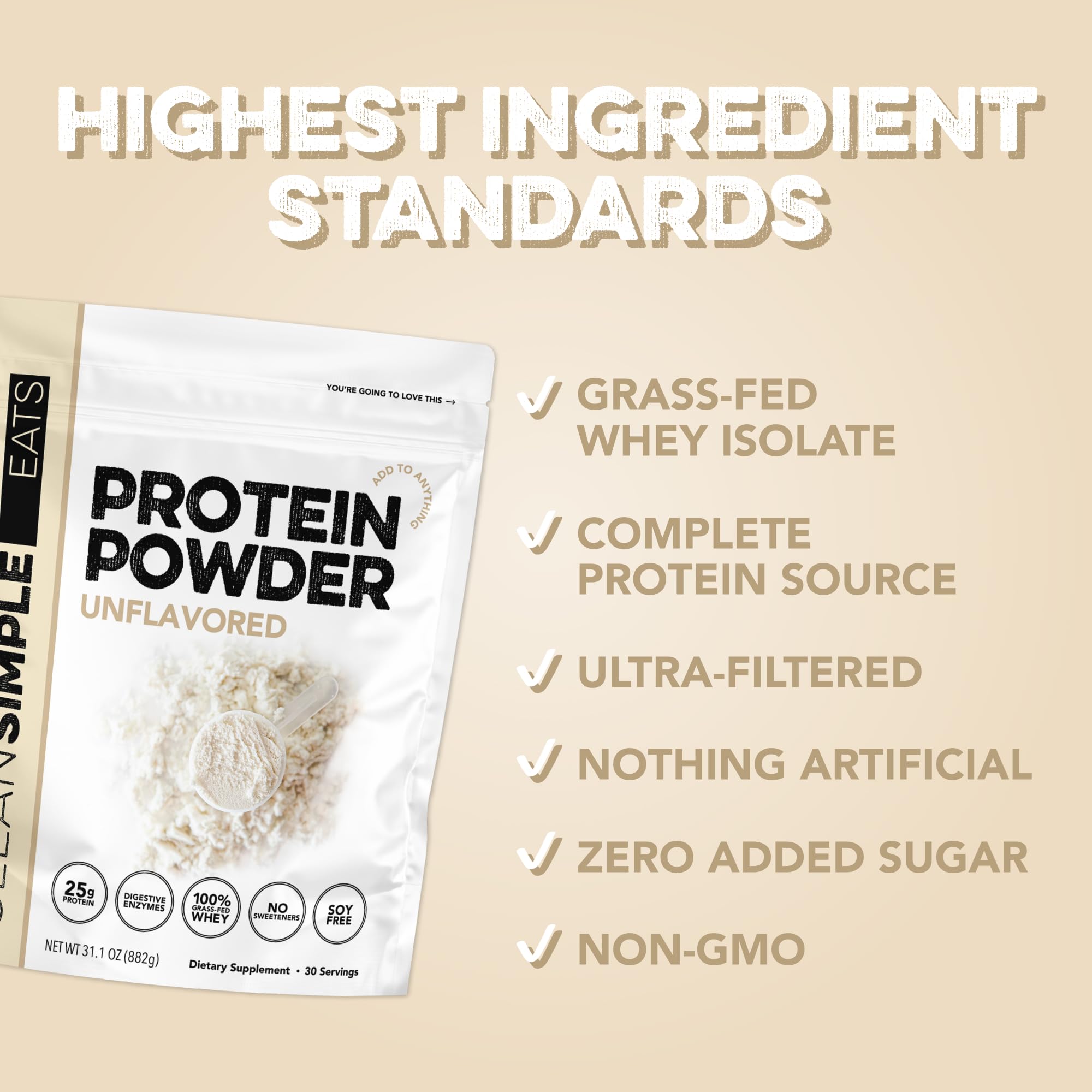 Clean Simple Eats en avena, añade proteína sin cambiar sabor
