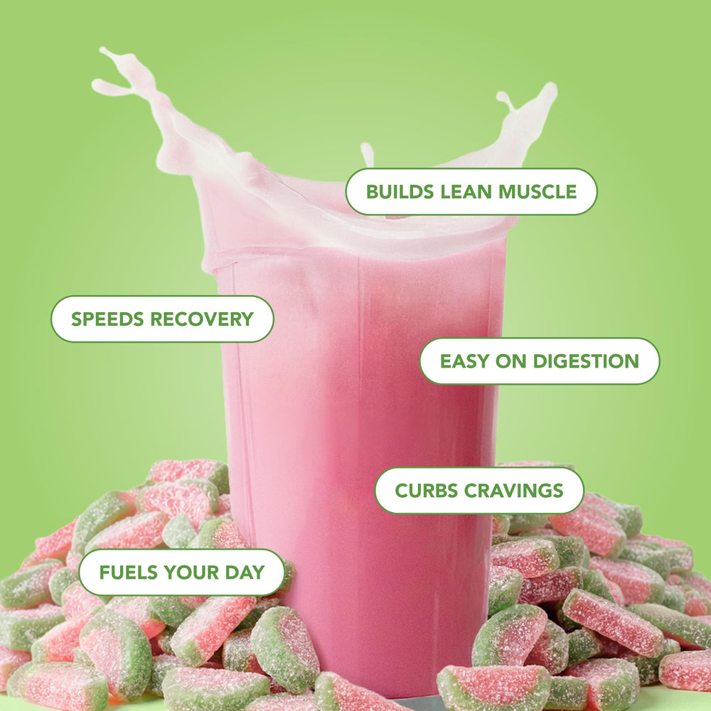 Clean Simple Eats etiqueta nutricional enfocada, muestra contenido de 20 g de proteína