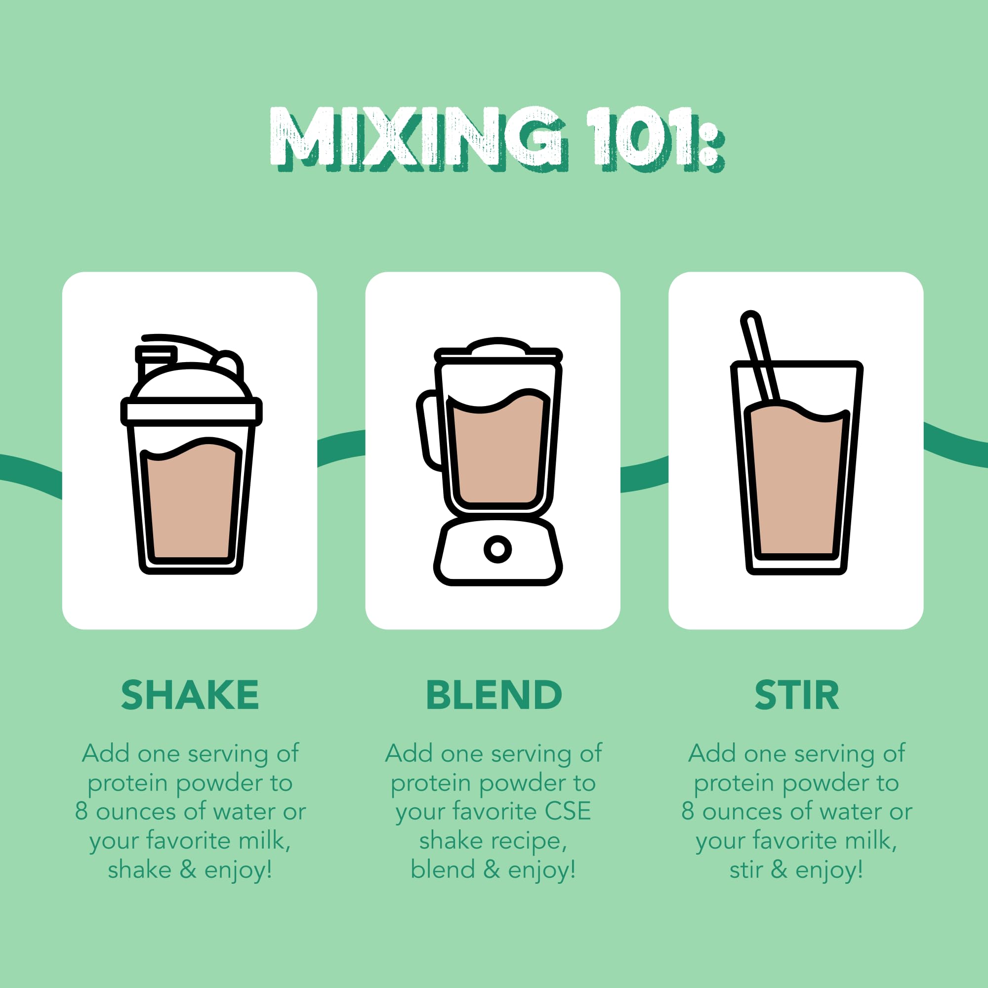 Ingredientes naturales junto al polvo Clean Simple Eats destacando limpieza