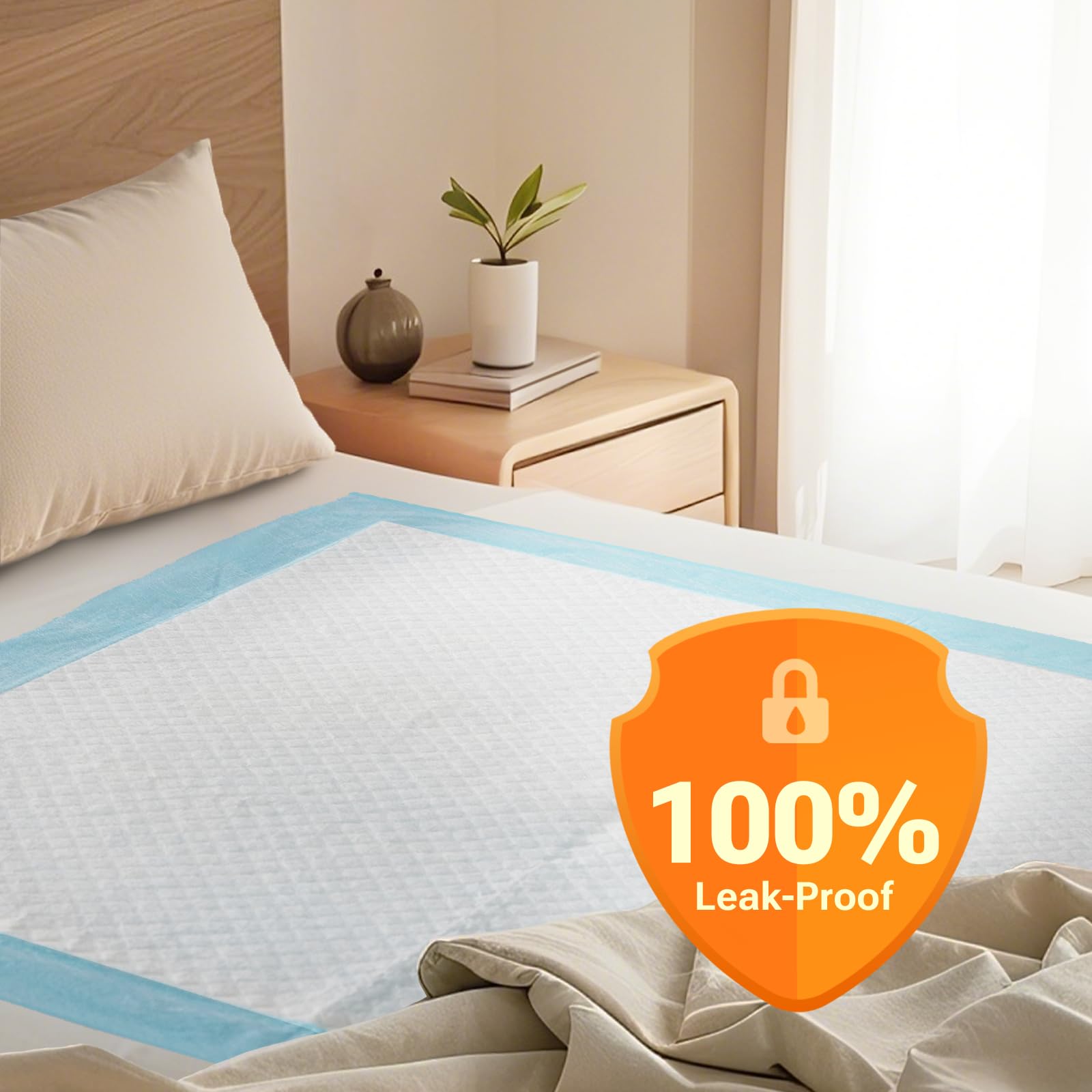 CLEAN SPACES superficie superior suave que mantiene la piel seca y cómoda