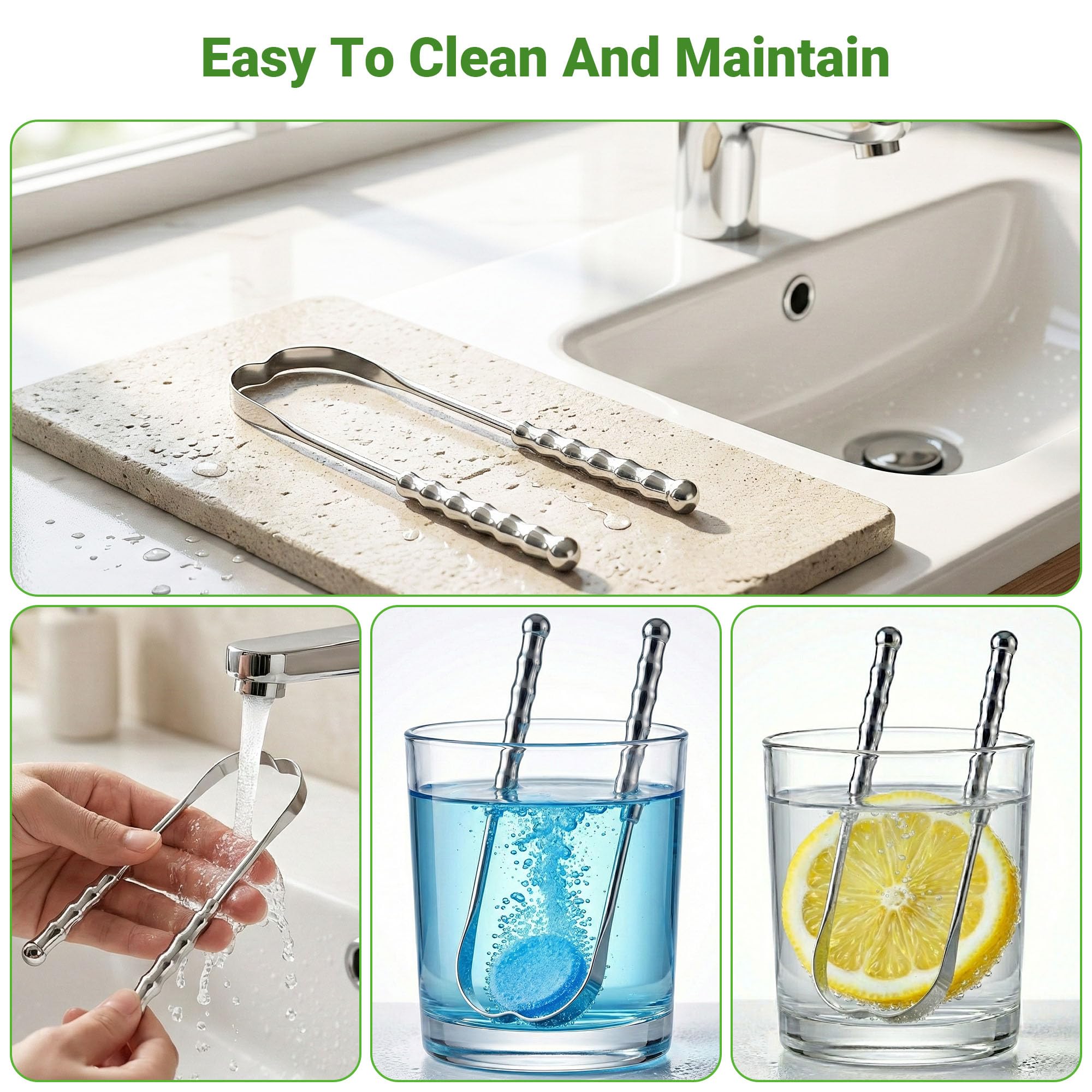 cleanan comparación de tamaño en mano para ver ergonomía y control