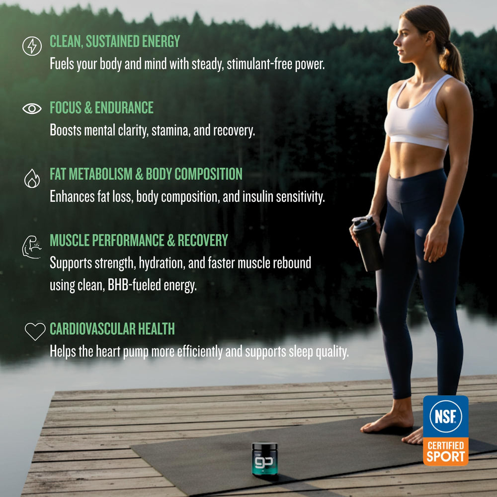 CleanForm Nutrition persona usando el producto en gimnasio para resistencia mejorada