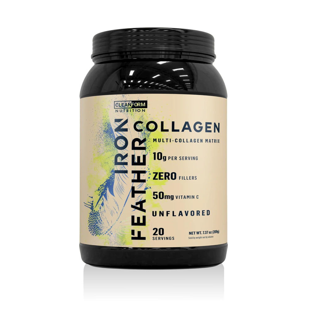 CleanForm Nutrition envase frontal mostrando diseño y beneficio funcional
