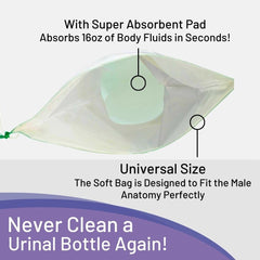 Cleanis almohadilla absorbente en detalle que convierte líquido en gel